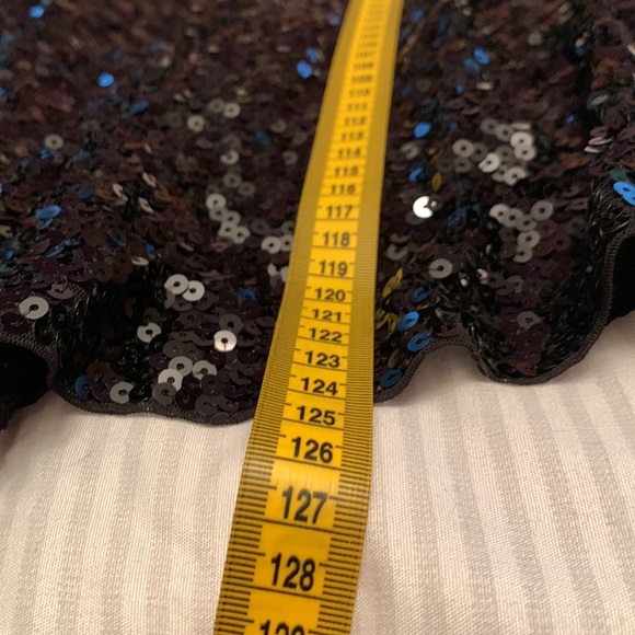 Express sequin elegant black dress - Picture 4 of 6